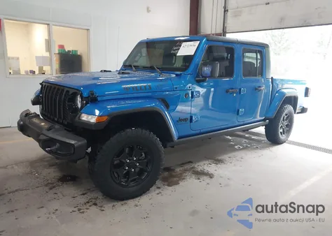 2021 Jeep Gladiator Willys Sport 4X4 z USA, uszkodzony, nr VIN 1C6HJTAG5ML545717